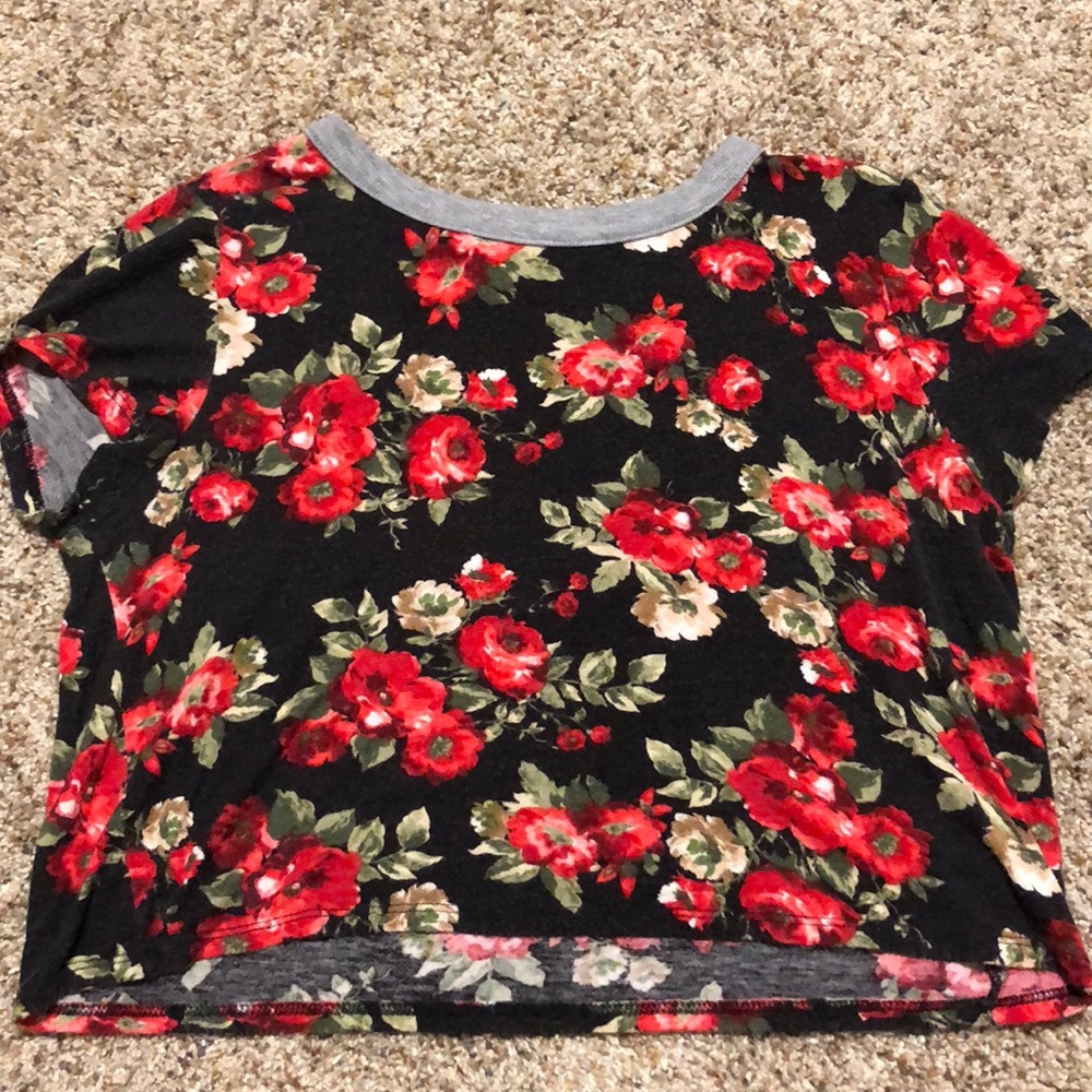 Floral crop top